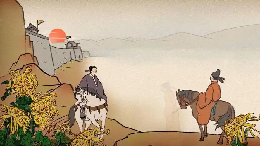 语文大师逢入京使唐岑参