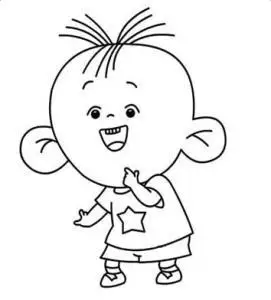 卡通人物怎么简笔画大图