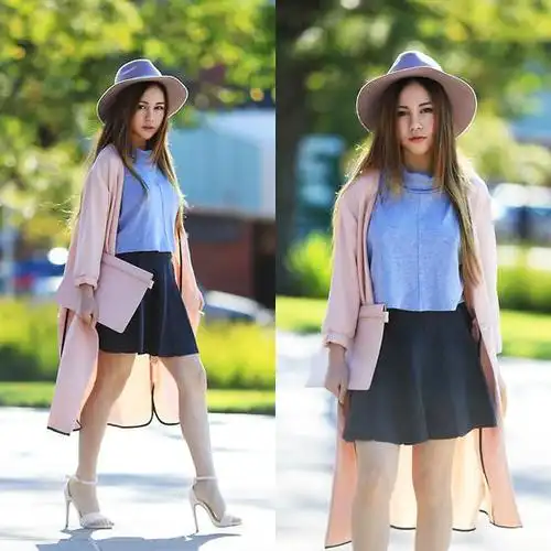 女孩身高1.4米,十个搭配惊呆网友