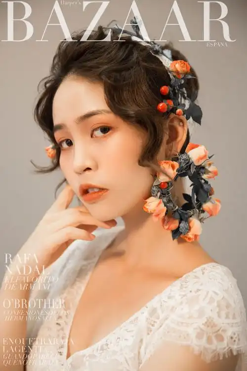 甜甜化妆造型师的化妆造型作品《法式新娘》