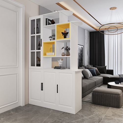 家用酒柜 酒柜 客厅 玄关隔断柜简约实木玄关酒柜现代小户型靠墙客厅