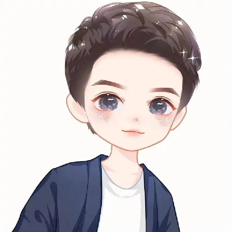 阳光帅气男生头像|卡通版男头|微信男士头像