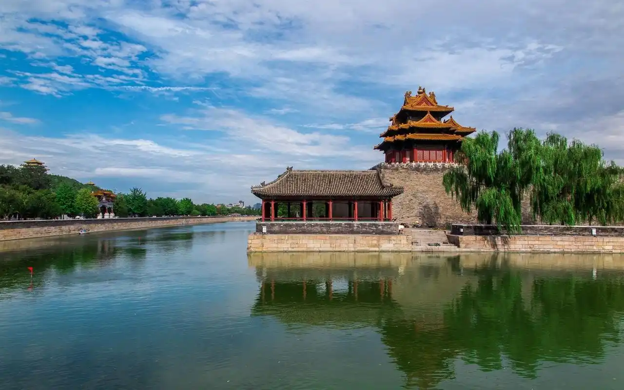 北京紫禁城角楼风景摄影图片桌面壁纸高清大图预览1680x1050_风景壁纸