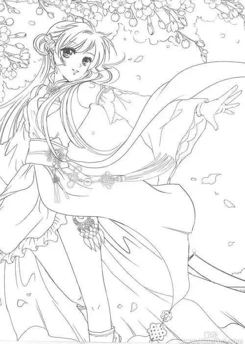 新手练习线稿古风线稿集v97p