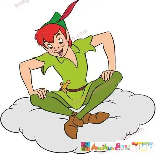 彼得潘的样子简笔画