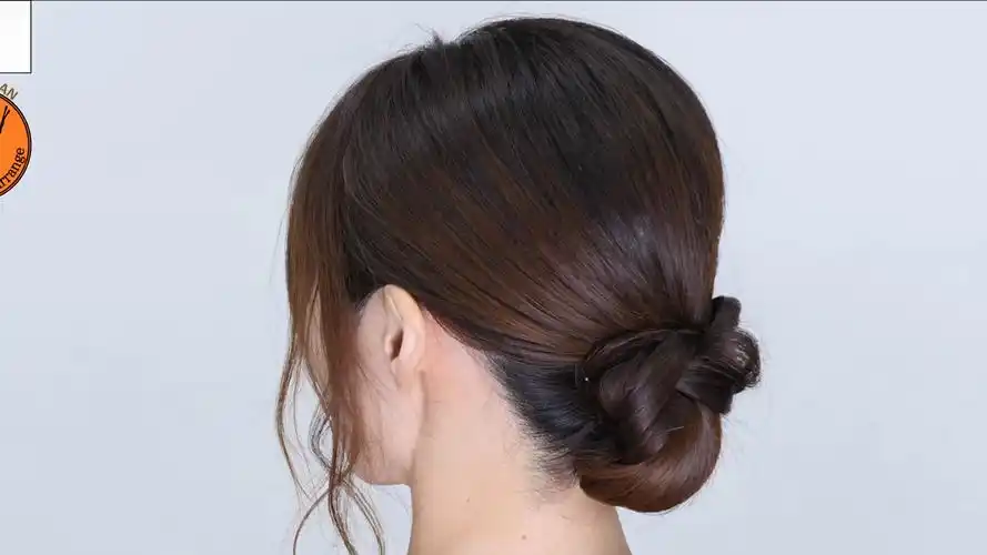 【chies hair arrange】简单的盘发教程0034