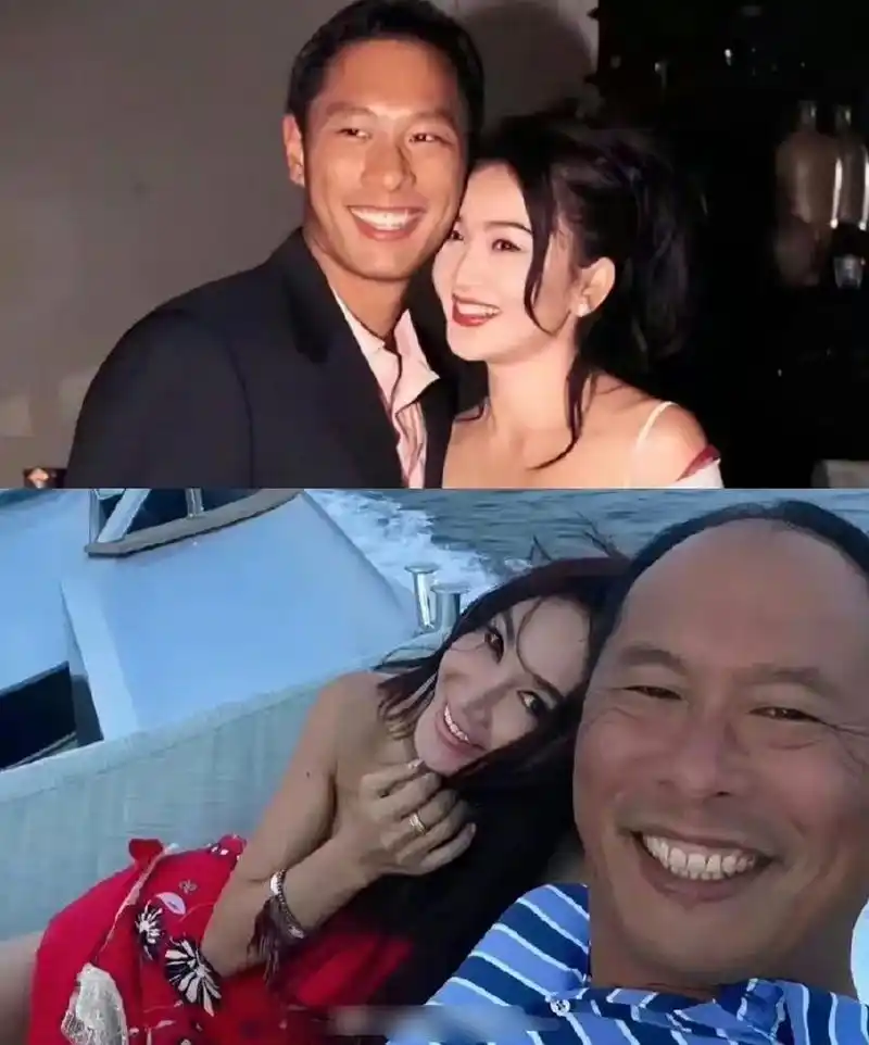 温碧霞和她老公合照 原来温碧霞老公年轻时这么帅的啊[惊哭][惊哭]这