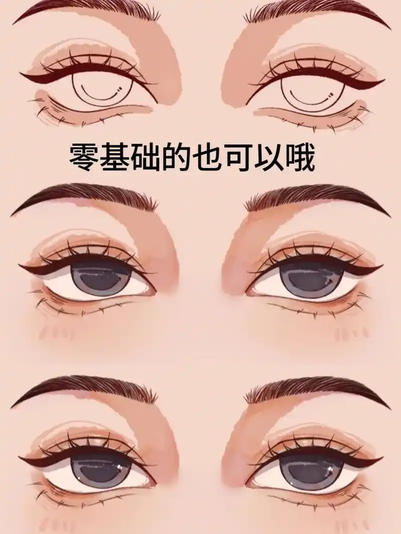 水彩人物五官眼睛教程来啦