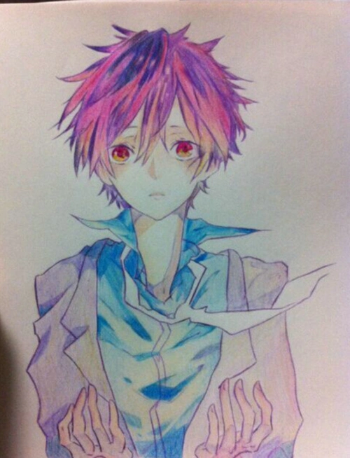 彩铅画漫画男生手绘教程步骤