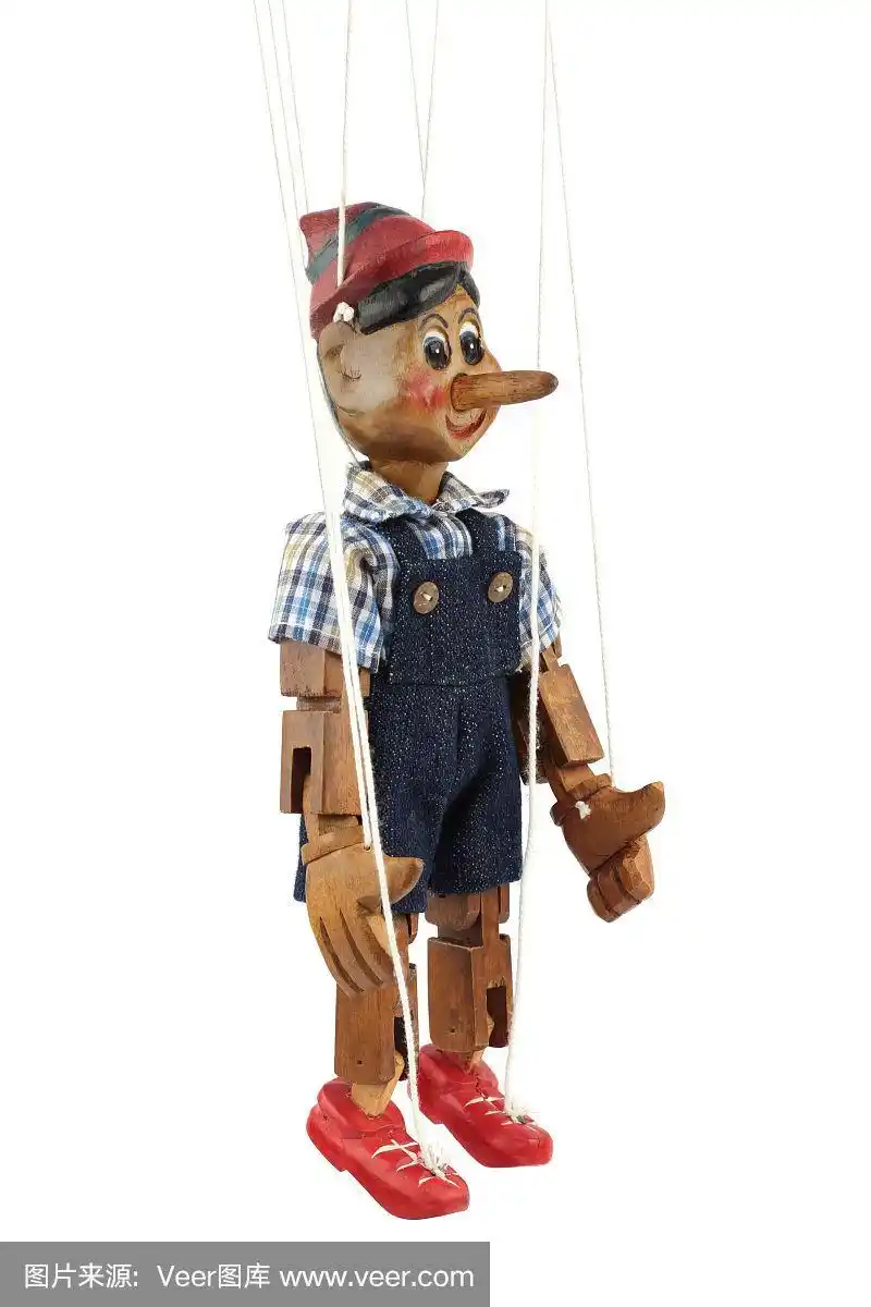 手工制作的木偶皮诺曹