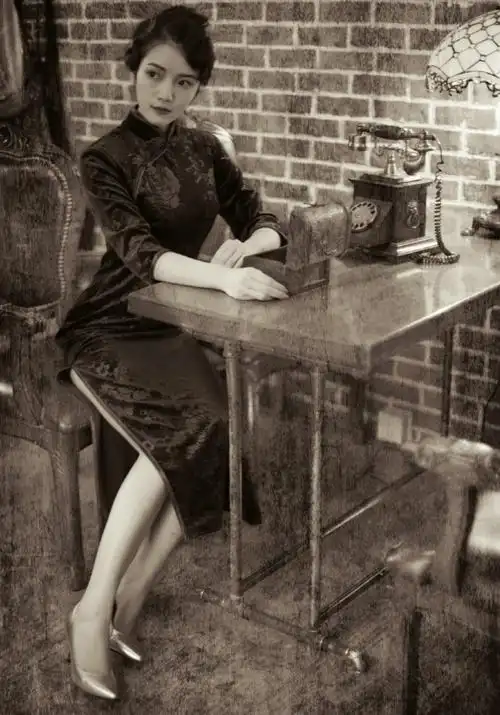 复古旗袍民国风美女端庄典雅写真集67676767微相册微博摄影