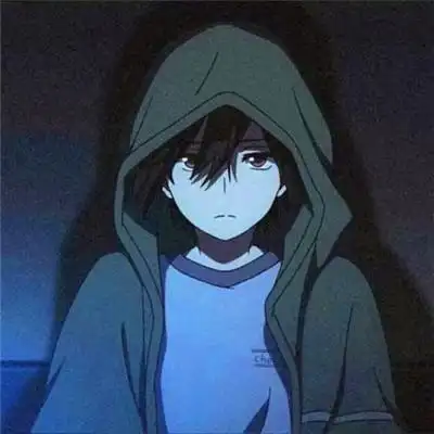 很孤独的头像男生
