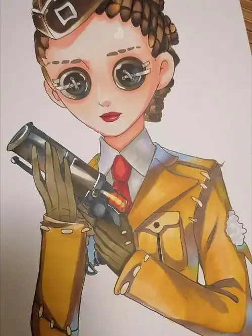 第五人格空军马克笔手绘