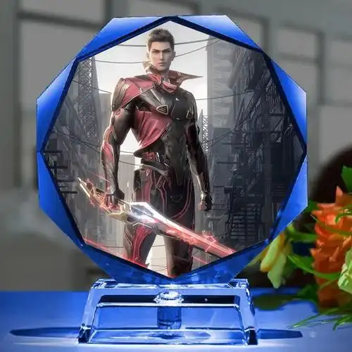 吞噬星空手办动漫罗峰周边定制发光水晶夜灯立牌生日礼物模型摆件2