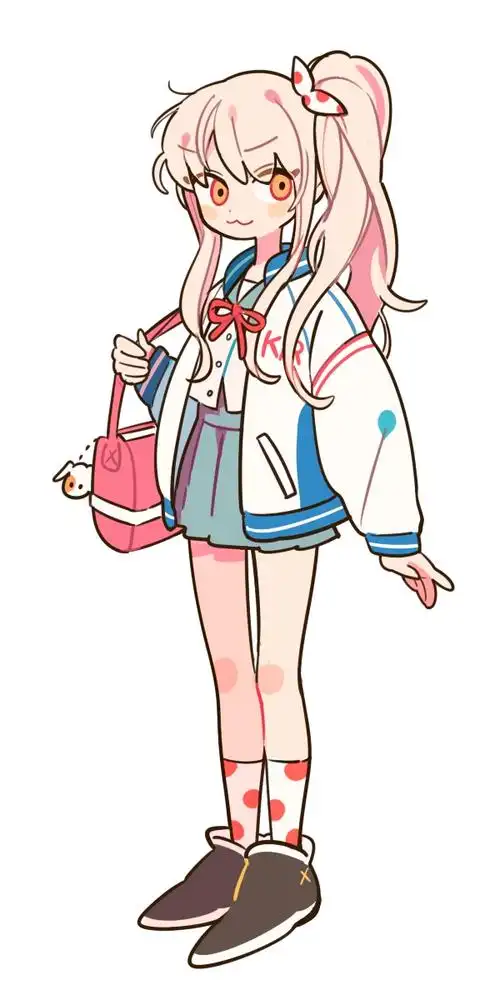 插画q萌人设漫画原创韩国画师