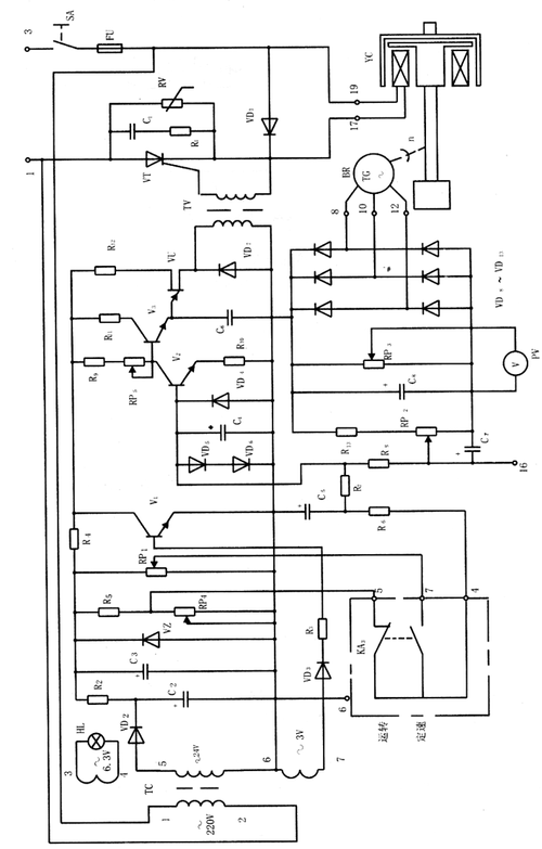 可控硅晶闸管的应用滑差电机