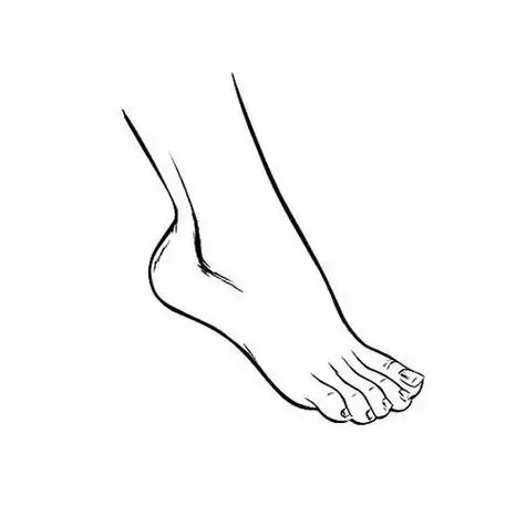 脚丫子简笔画超可爱的脚丫子简笔画