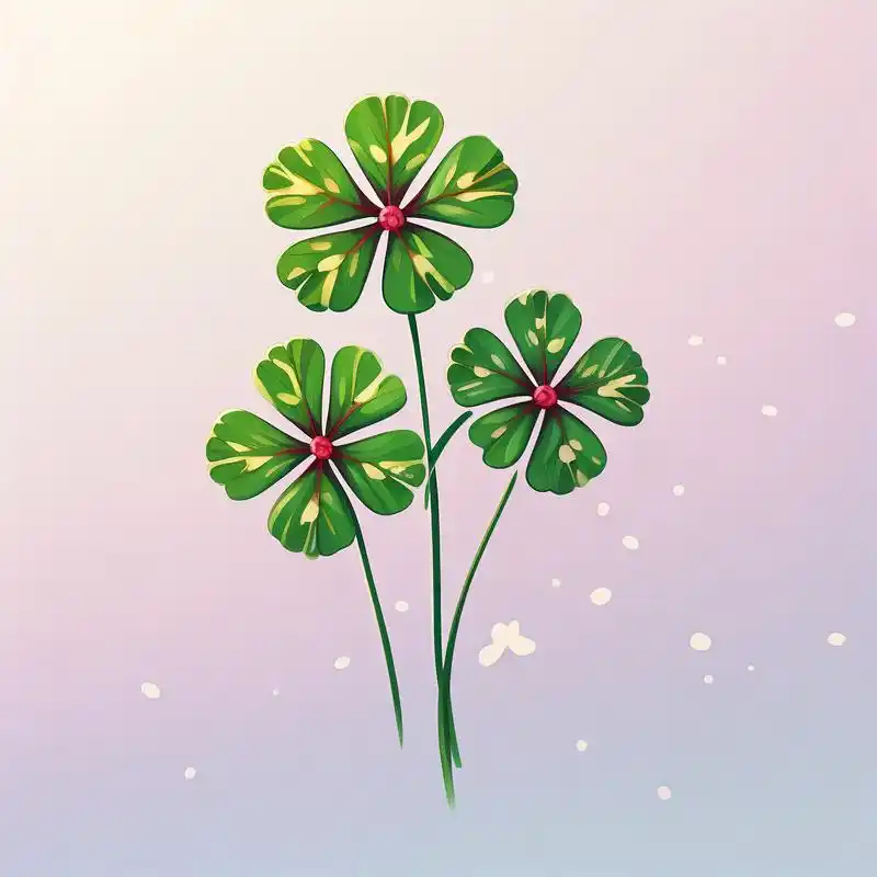 92四叶草头像,愿你微信幸运每一天92