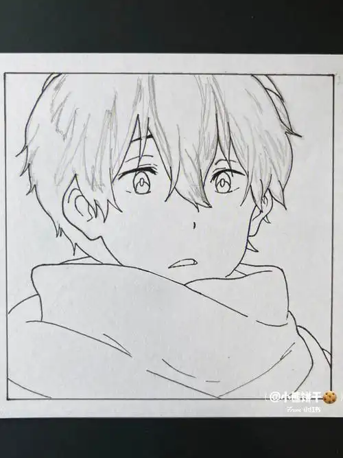 手绘折木奉太郎附过程