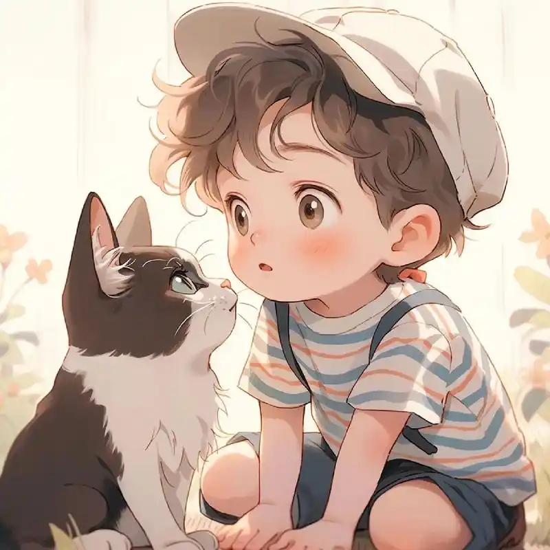 抖音搜"星图库"进小程序输114拿原图#卡通头像 #超甜情侣 - 抖音