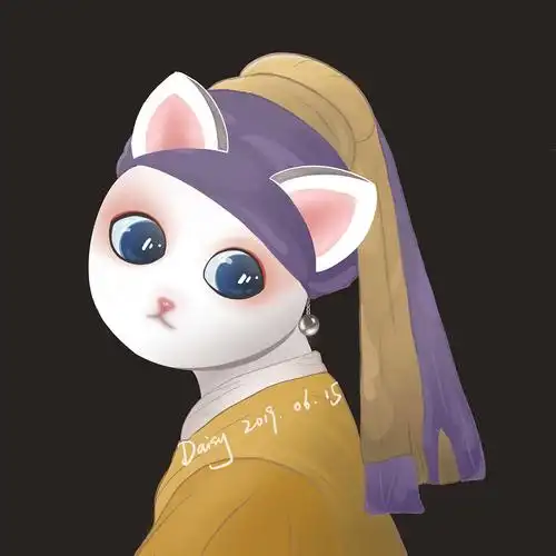 戴珍珠耳环的喵_遛猫猫的喵-站酷zcool
