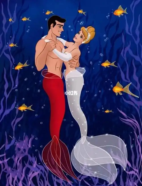 如果迪士尼这些角色变成美人鱼
