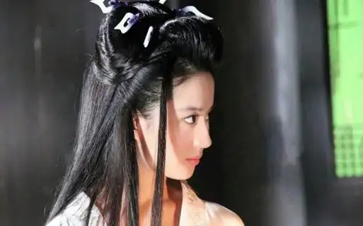 刘亦菲考古之《倩女幽魂》手游广告拍摄花絮2