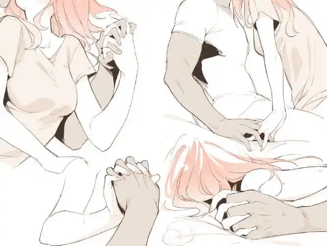 【#绘画素材#】一些用手开车的素材cp贴贴必备好物,快快马走.