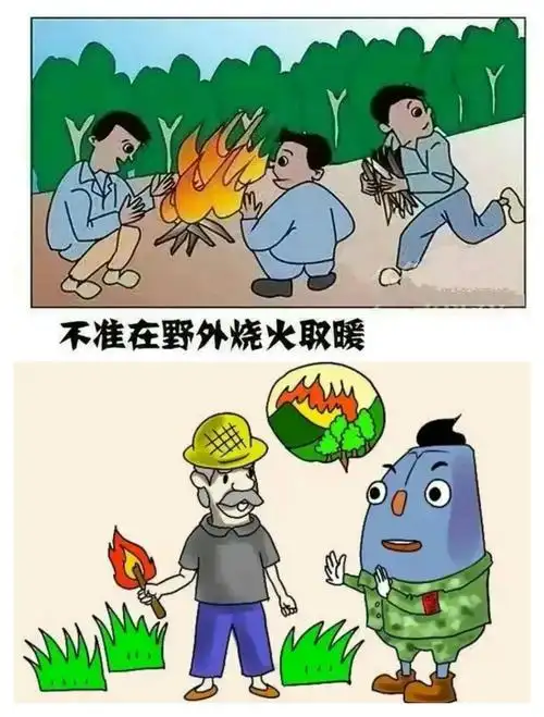 森林防火人人有责 -华藏寺镇幼儿园