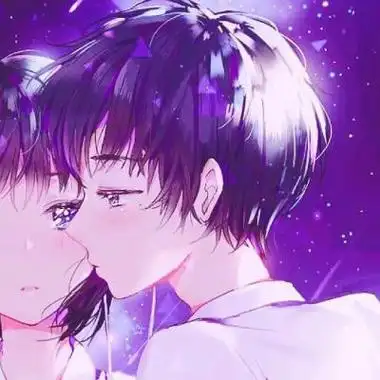 抖音情侣亲吻动漫头像