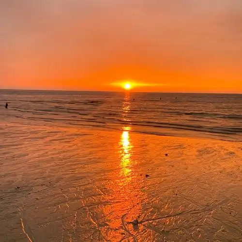 最美的海边落日