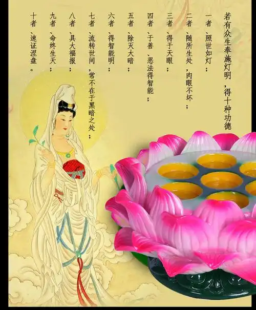 感恩酥油灯厂家批发蜡烛台七星灯座7孔莲花灯台供酥油灯台供灯座