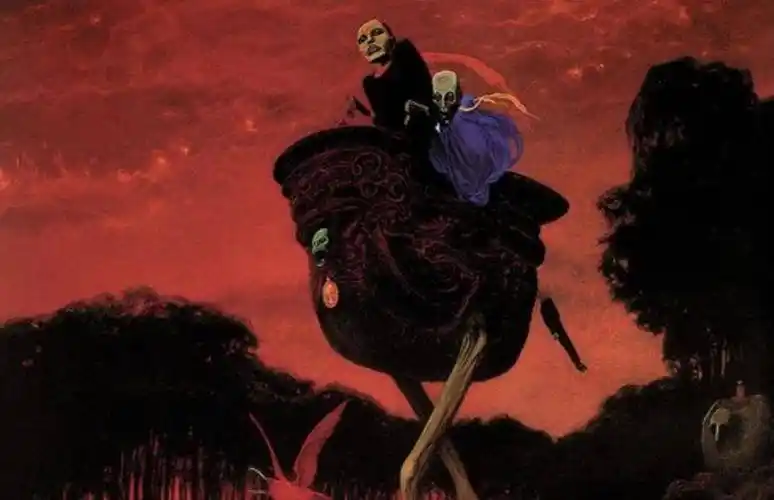 男子出车祸心脏骤停十分钟,醒后画出"地狱之行"_贝克辛斯基_画作_作品