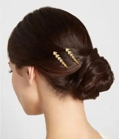 法国贵妇优雅气质盘发发型图片2