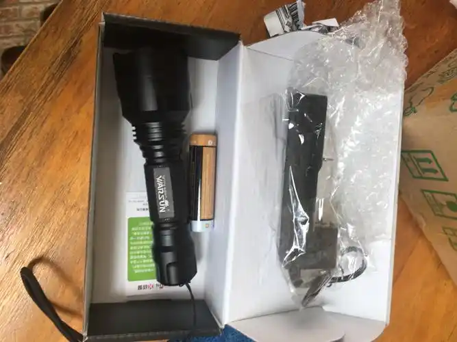 沃尔森warsun c8三星款式 手电筒多功能强光可充电超亮远射led非氙气