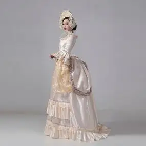 欧洲古典宫廷风中世纪洋装欧派演出舞台装复古欧式贵族晚礼服裙女6人