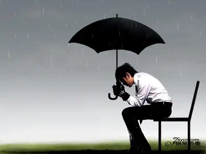 周杰伦黑色照片