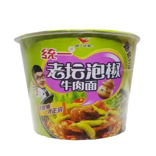 统一老坛泡椒牛肉面