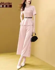 【两件套套装阔腿裤】价格_图片_品牌_怎么样-京东商城