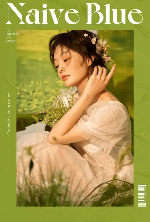 春日上新天真蓝春日写真拍了就有好事发生