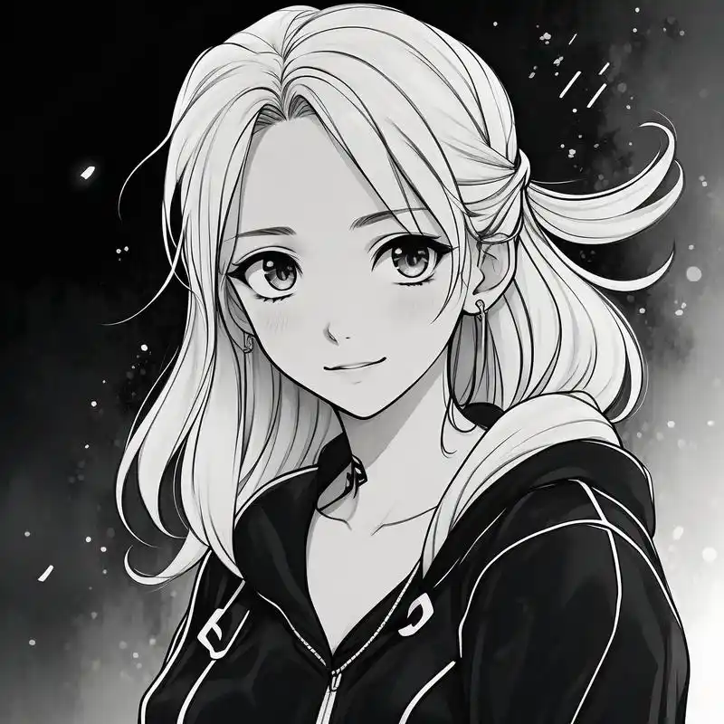高冷动漫女生头像 探索黑白动漫世界,高冷女生头像来袭!