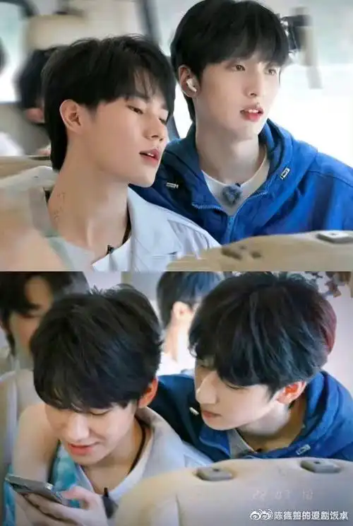 张真源严浩翔幼崽合照##张真源严浩翔小时候合照