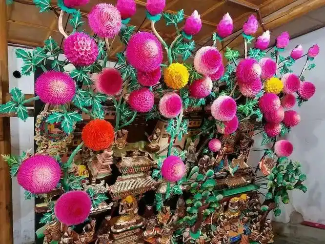 青海省塔尔寺酥油花