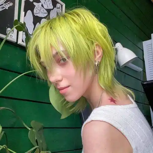 荧光绿你敢染吗