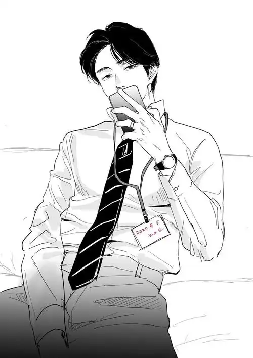 【素材】这组西装男线稿好帅!