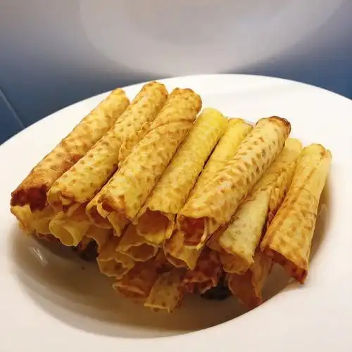 小兔仔是我做的脆皮蛋卷(电蛋卷机版)