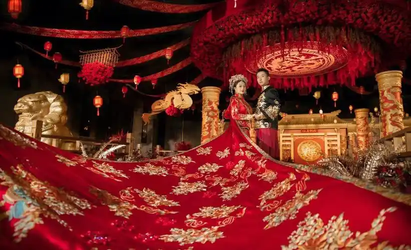 最美的中式婚礼现场完美诠释中式婚礼仪式