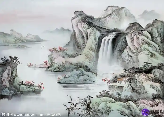 大家都知道风水有云,山管人丁,水管财.因此挂山水画是非常吉利的.