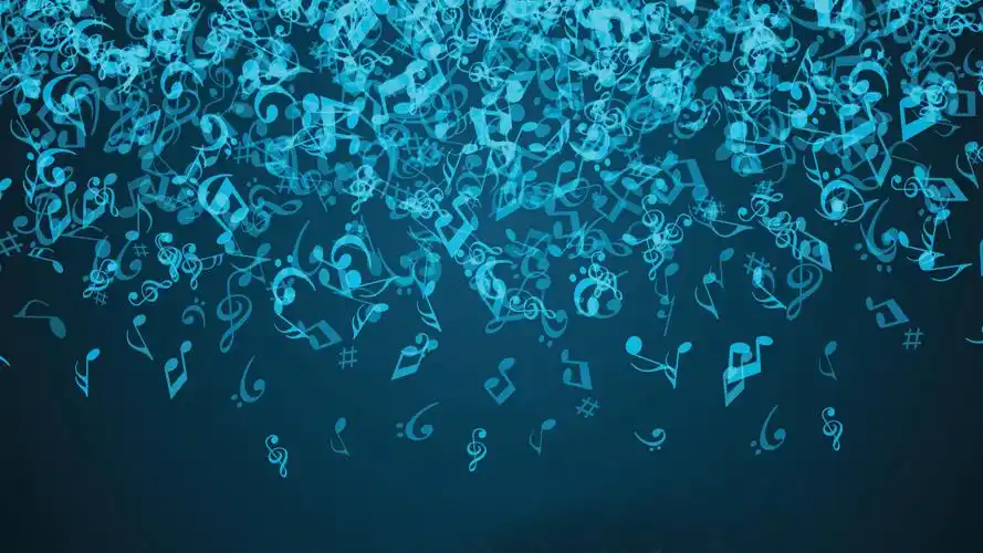 清新音乐主题创意桌面壁纸,简简单单的线条,描绘出丰富的情感,非常