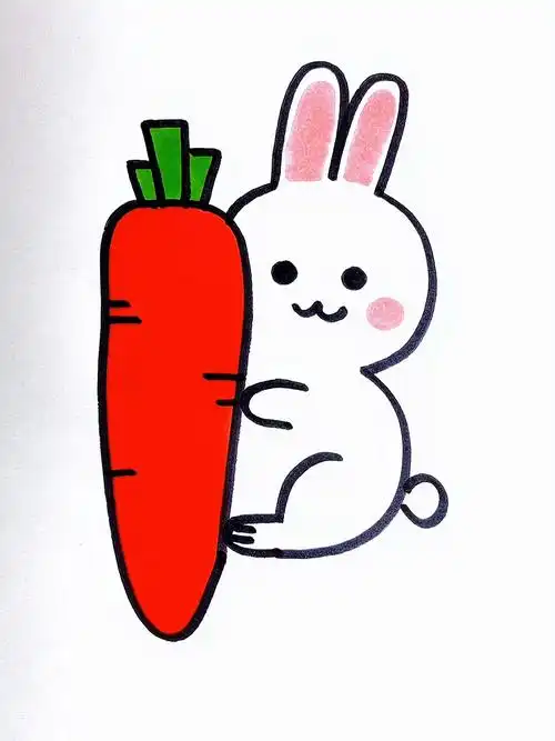 小兔子简笔画